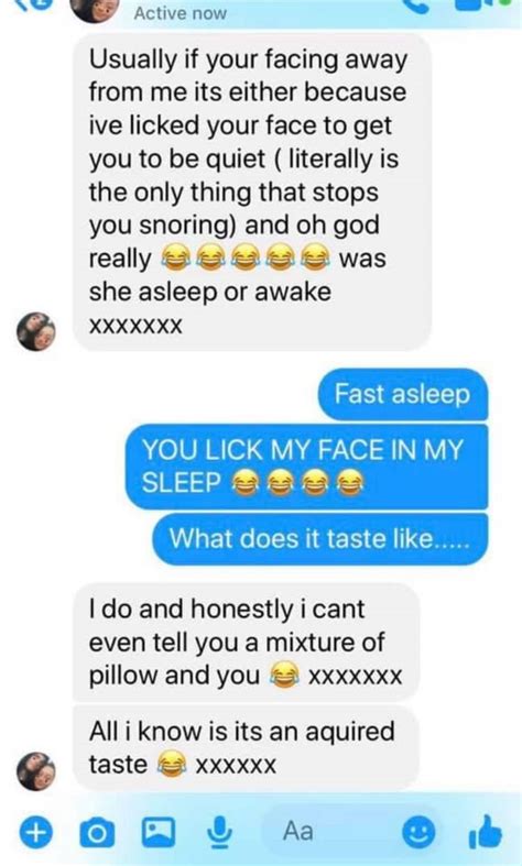 Man Stops His Girlfriend Snoring By Licking Her Face When Shes Sleeping Ladbible