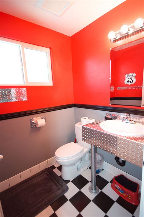Disney Cars Themed Bathroom Complete With Bathroom Finishes By