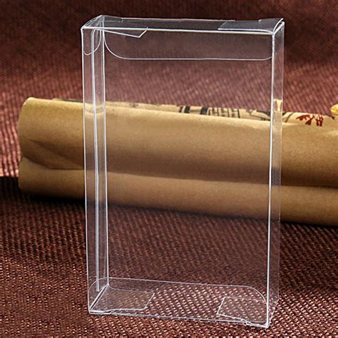 The transparent styling allows your contents to shine through and the acetate is a little more durable, particularly for an outdoor wedding where humidity may be a factor. 200pcs 2x12x22 jewelry gift box clear boxes plastic box ...