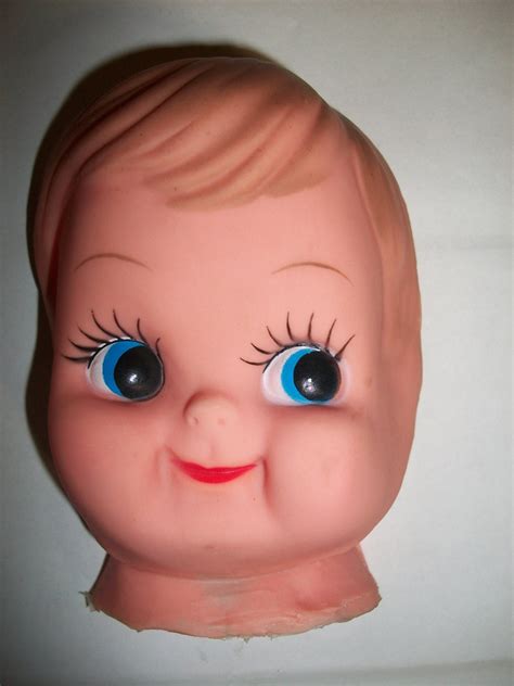 Large Vintage Latex Baby Doll Face From Mooglasmarket On Etsy Studio