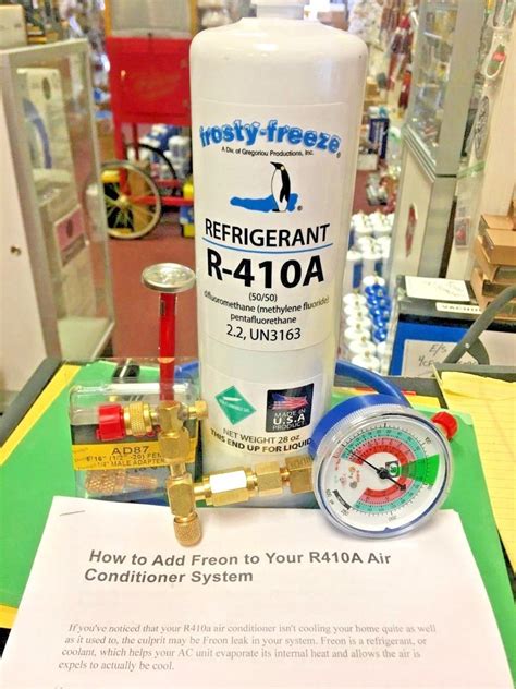 R410a 410 Do It Yourself Recharge Kit Includes System Sealer And Inst