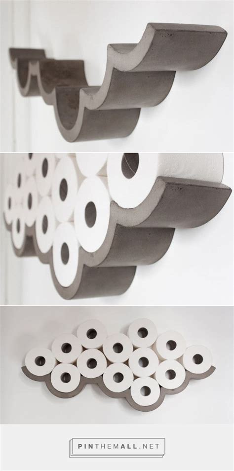 Clever Concrete Cloud Toilet Paper Holder Cloud Toilet Paper Holder