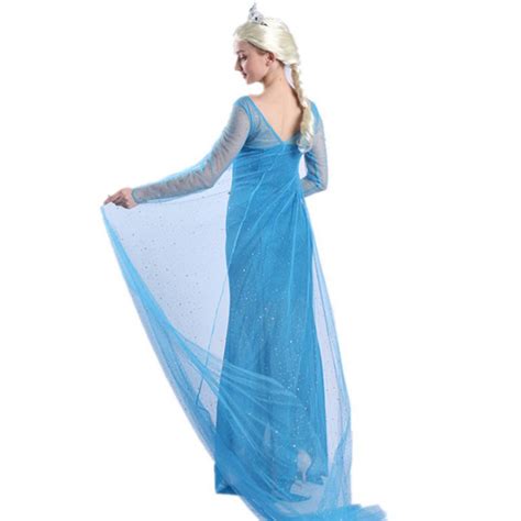 Masquerade Costume Hire Adults Elsa Inspired Princess Dress