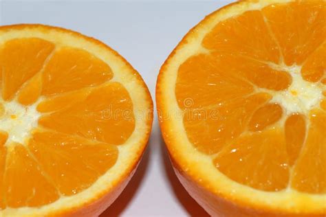 Orange Halves Stock Image Image Of Orange Nourishing 1650425