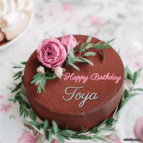 🎂 Happy Birthday Toya Cakes 🍰 Instant Free Download