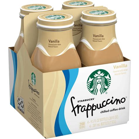 Starbucks Frappuccino Chilled Coffee Drink Vanilla Flavored 9 5 Fl Oz 4