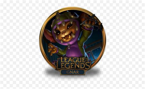 Gnar Dino Icon League Of Legends Gold Border Iconset Fazie69 Dino