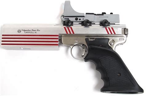Ruger Mark Ii Lr Caliber Pistol Volquartsen Custom Laser Fire