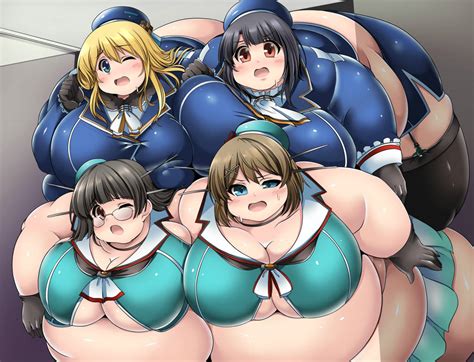 Rule 34 Atago Kantai Collection Bbw Belly Big Belly Big Breasts Breasts Choukai Kantai