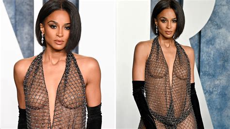 Ciara Defends See Through Vanity Fair Afterparty Dress Claps Back At