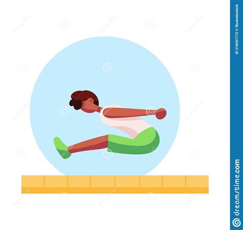 isolated male athlete character icon practicing gymnastics stock vector illustration of