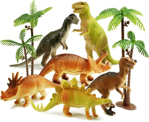 Buy Haktoys Pack Of Dinosaur Toy Figures Set 6 Realistic Solid