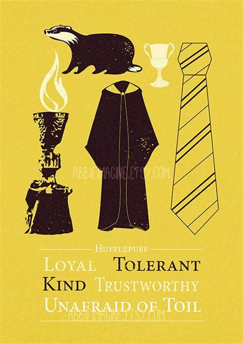 Hufflepuff Minimalist Poster Harry Potter Print By Abbieimagine Harry