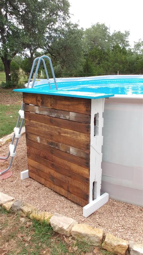 Poolside Bar Made From 2 1 2 Pallet Poolside Bar Made From 2 1 2