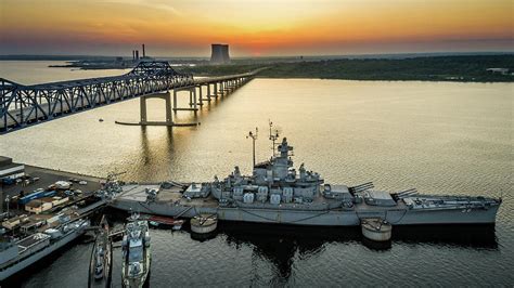 Battleship Cove Sunset Photograph By Eddy Bernardo Pixels