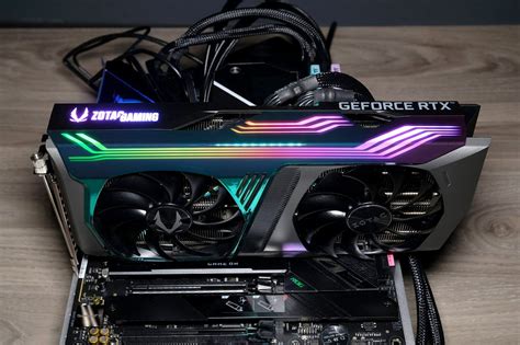 Zotac Gaming Geforce Rtx 3070 Amp Holo Hands On Holographic Aurora Illusion And Dazzling