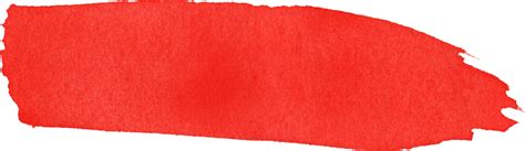 12 Red Watercolor Brush Stroke Banner Png Transparent