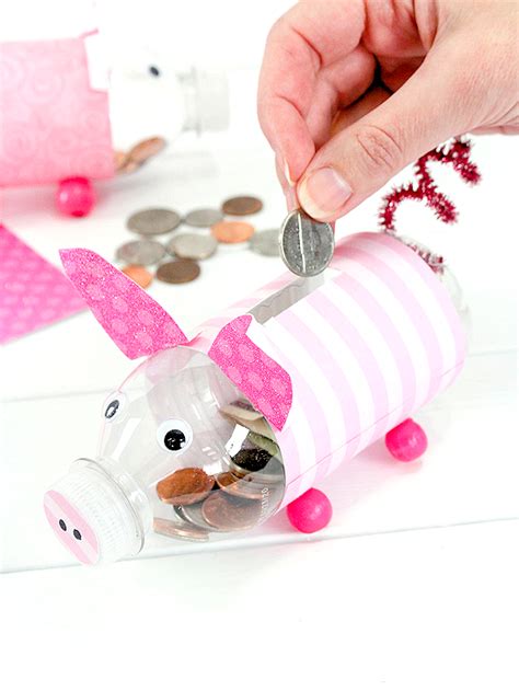 Diy Water Bottle Piggy Banks Our Kid Things