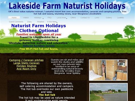 Lakeside Farm Naturist Holidays CaravannersRus