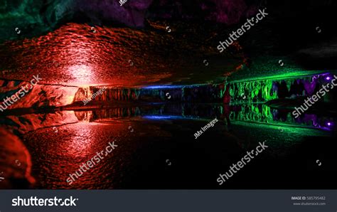 Inside Passages Sudwala Caves South Africa Stock Photo 585795482