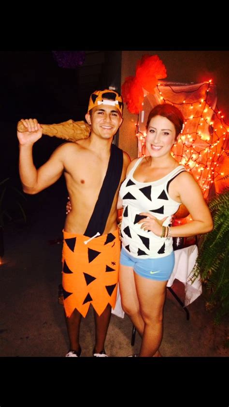 Cute Couples Costume Bam Bam And Pebbles From The Flinstones Cute