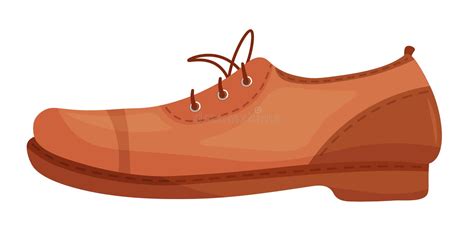 Dibujos Animados De Objetos De Zapato De Cuero Ilustración Del Vector