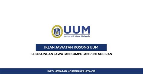 Jika ya anda berada di halaman yang betul. Permohonan Jawatan Kosong Universiti Utara Malaysia (UUM ...