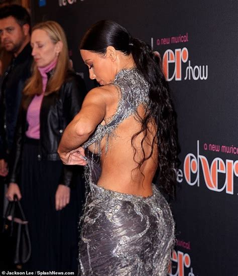 Kim Kardashian Suffers An Epic Wardrobe Malfunction As She Flashes Sideboob At The Broadway