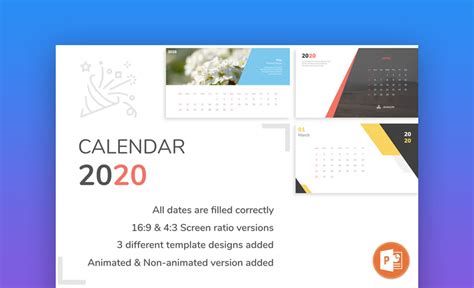 Beste Powerpoint Kalender Vorlagen Und Ppt Designs Für 2021