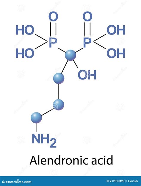 Alendronic Acid Medication Used To Treat Osteoporosis And Pagets