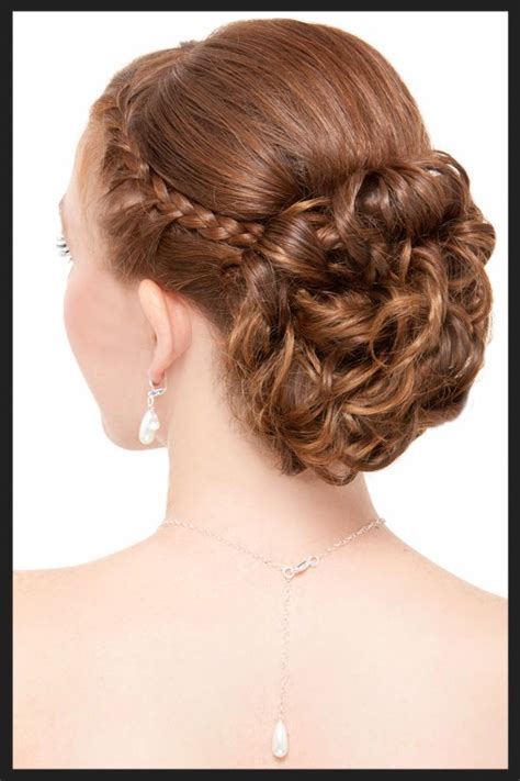 Layers should also be formed on the head. Updo with crown braids | Bridal hair, Beautiful hair ...