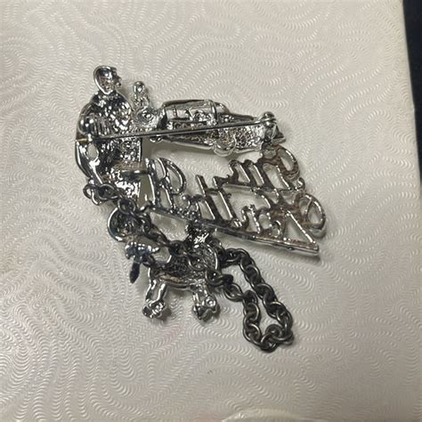 Ajc Jewelry Vintage Signed Ajc Im Worth It Silver Tone Brooch