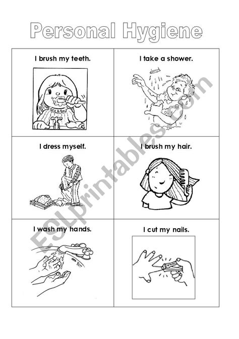 Personal Hygiene Worksheet Subtraction Kindergarten Kindergarten Math