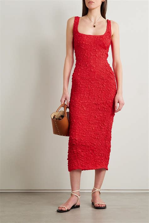 Mara Hoffman s Sloan dress is made from stretchy Birla Modal cloqué derived from a