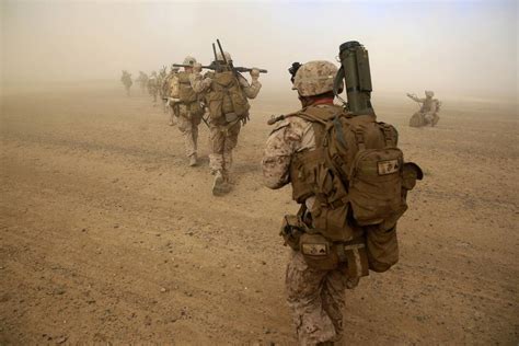 New Marines Arrive In Afghanistan