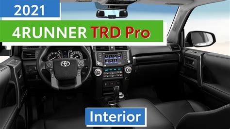 2021 Toyota 4runner Trd Pro Interior Overview Youtube