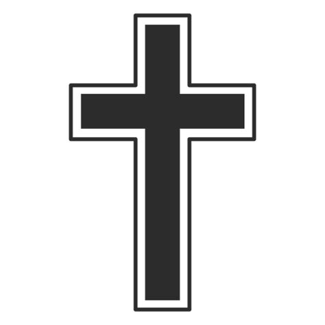 Diseño Png Y Svg De Símbolo De La Cruz Cristiana Religiosa Para Camisetas