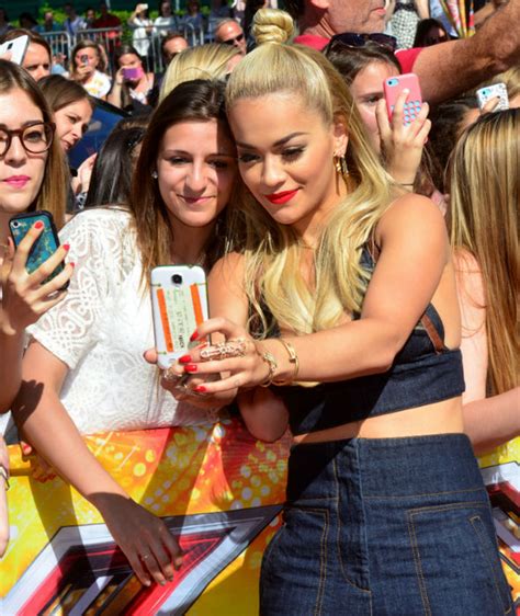 X Factor Rita Ora Jokes Shes Already Got A Nip Slip Planned Tv And Radio Showbiz And Tv