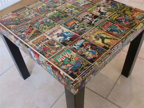 Super Table Covered With Comic Books Comic Book Display Comic