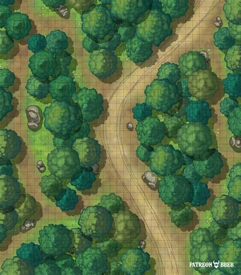Seven Large And Generic Forest Maps For The Encounters Of Your