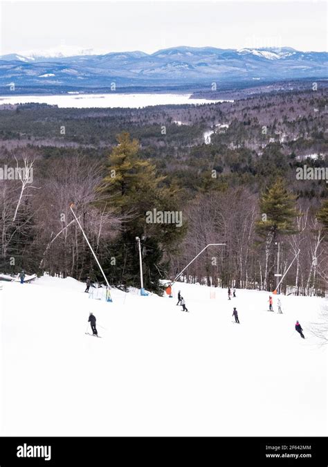 Skiing On Shawnee Peak Bridgton Maine Stock Photo Alamy