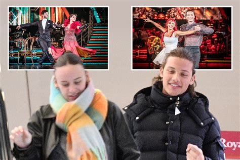 strictly s ellie leach and bobby brazier enjoy secret dates together as they hold hands on tour