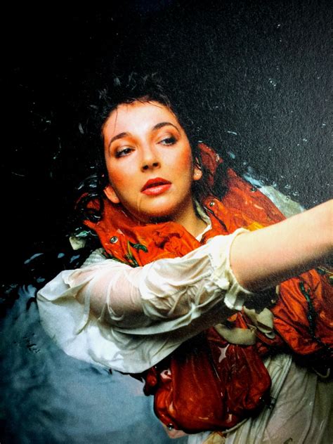kate bush in a promotional photograph for hounds of love 1985 record producer female