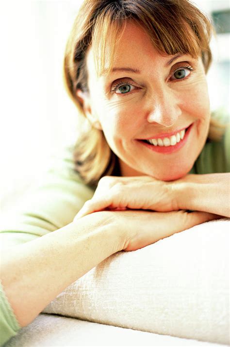 Smiling Woman Photograph By Ian Hooton Science Photo Library