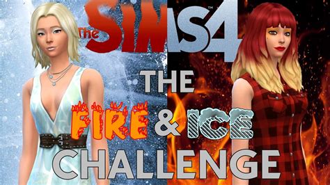 The Sims 4 Fire And Ice Challenge With Ilonkasims Youtube