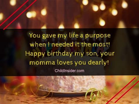 He might laugh now, but he'll thank you for it later. 50 Best Birthday Quotes & Wishes for Son from Mother ...