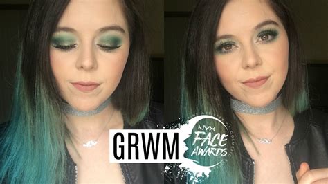 Grwm Bold Green Smokey Eye And Glowy Skin 🐍 Silverfoxxbeauty Youtube