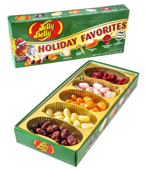 holiday favorites jelly belly t box five festive flavors