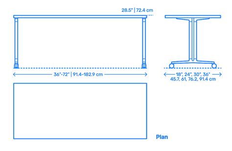 Tables Dimensions And Drawings