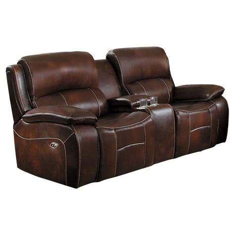 Lexicon Mahala Power Double Reclining Loveseat With Center Console